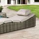 Furniture of America® Kesi Natural Fabric/Rattan/Steel Outdoor Patio Folding Daybed Bed-3