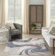 Nourison Home™ Astra Machine Washable Ivory Blue 5'x7' Style 1 Area Rug-4