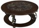 Signature Design by Ashley® Frallyn Dark Brown Round Cocktail Table-2