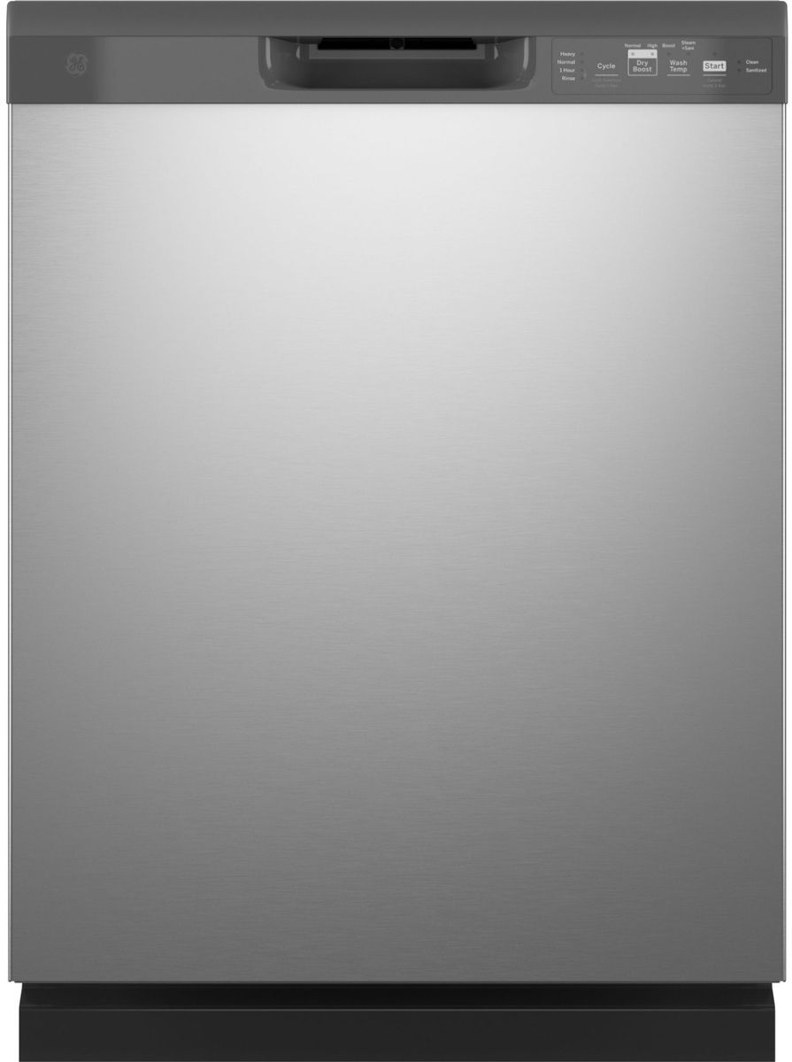 GE® 24" Stainless Steel Front Control Built In Dishwasher