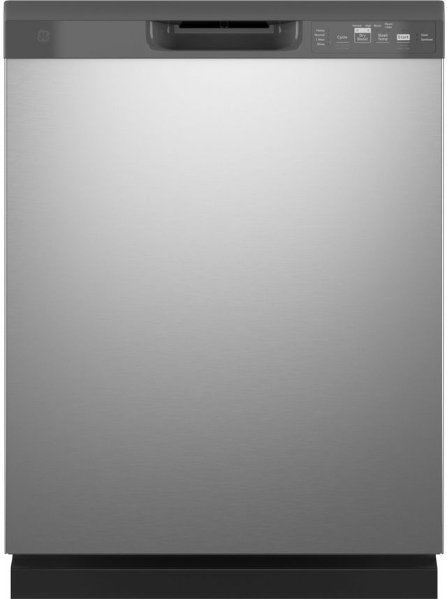 GE® 24" Stainless Steel Front Control Built In Dishwasher