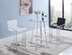 Coaster® Zanella Glass Top Round Bar Table with Chrome Base -1