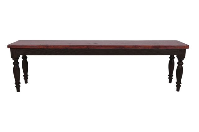 Door County Settler's Leg 48" Backless Bench-0