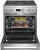 Monogram® Statement Collection 30" Stainless Steel Pro Style Gas Range-1