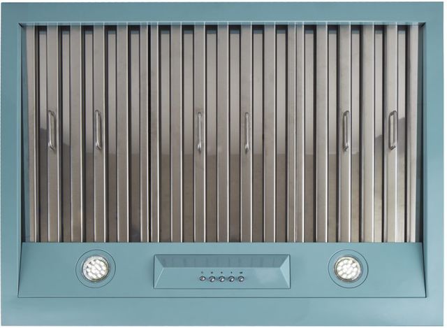 Unique® Appliances Classic Retro 30" Ocean Mist Turquoise Under Cabinet Range Hood-3