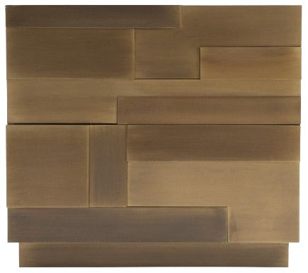 Bernhardt Acora Bernhardt Interiors Aged Brass Nightstand-2