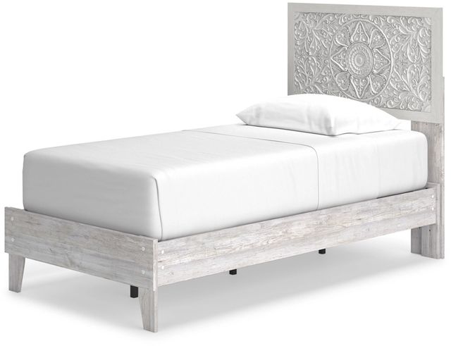 Signature Design by Ashley® Paxberry Whitewash Twin Panel Platform Bed-3