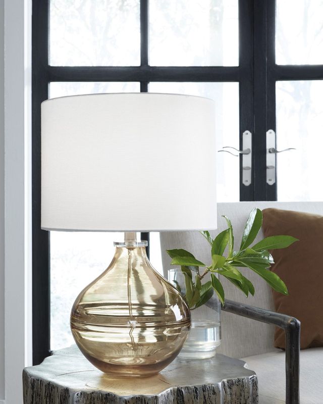 Signature Design by Ashley® Lemmitt Amber Table Lamp-3