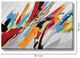 Classy Living Vibrant Color Surge Abstract Expression Canvas Wall Art-2