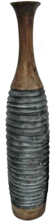 Signature Design by Ashley® Blayze 2-Piece Antique Gray/Brown Vase Set-1