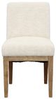 Dovetail Furniture Weilan Cream/Natural Dining Side Chair-1