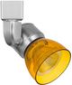 Cal® Lighting & Accessories Brushed Steel/Dark Yellow Track Light-0