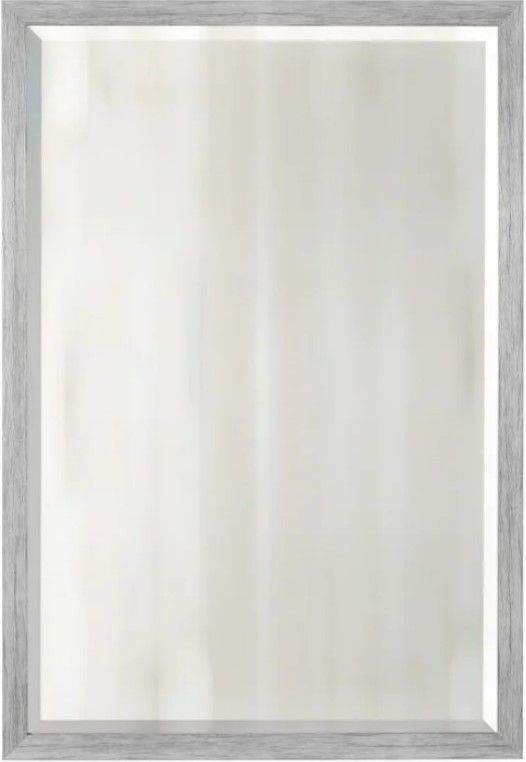 Stylecraft Light Gray Beveled Framed Wall Mirror-0