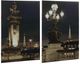 A & B Home 2-Piece Black/White Eiffel Led Wall Print Set-0