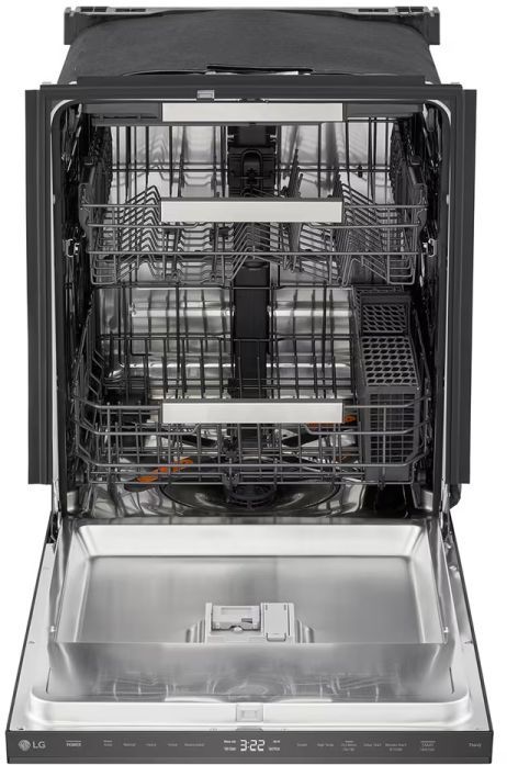 LG 24'' Fingerprint Resistant Black Stainless Steel Top Control Built-In Dishwasher with AutoVentDry™-1