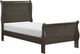 Homelegance® Mayville Stained Gray Twin Sleigh Bed-0