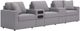 Signature Design by Ashley® Modmax 5-Piece Granite Modular Sectional with Audio System-0