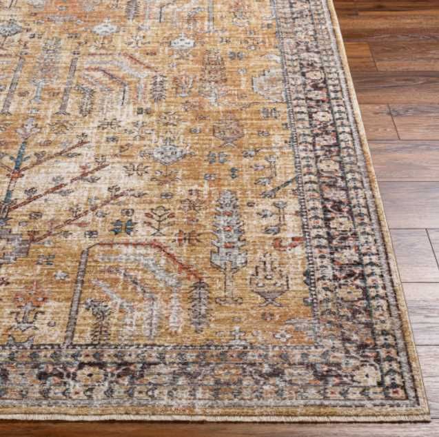 Surya Carlisle Olive 4'x6' Area Rug-1