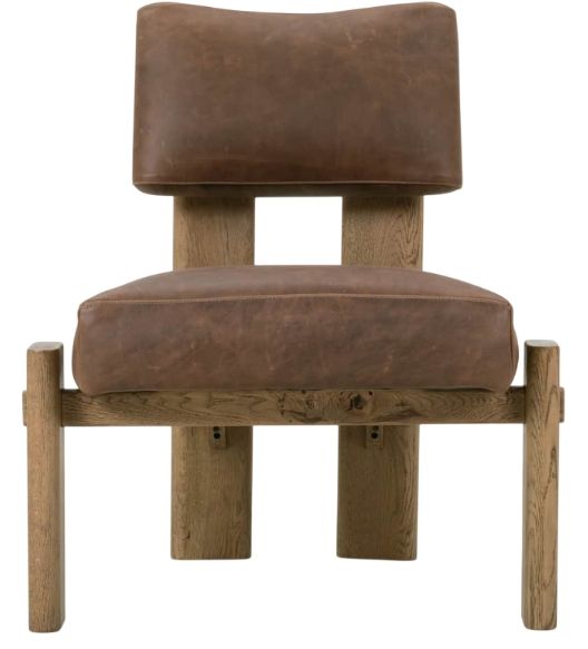 Rowe® Customizable Cassius Leather Chair-1