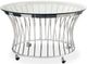 Elements International Emma 2-Piece Chrome Occasional Table Set-1