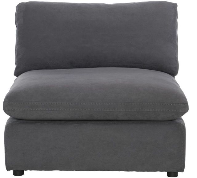 Mazin Furniture Guthrie Gray Armless Accent Chair-1