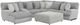 Catnapper® Abraxas 7-Piece Moonstruck U-Shape Power Reclining Sectional with Console-0