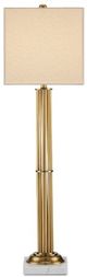 Currey & Company Allegory Antique Brass/Off-White Table Lamp-3