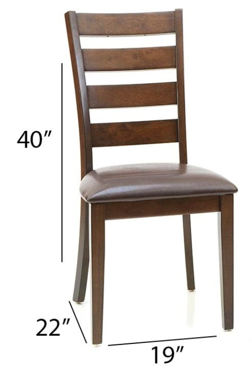 Intercon Kona Ladder Back Side Chair - Thumbnail 4