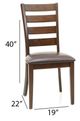 Intercon Kona Brown/Raisin Ladder Back Dining Side Chair-2