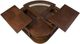 Liberty Furniture Wallace 3-Piece Dark Toffee Table Set-2