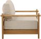 Dovetail Furniture Julie Fairfax Natural/Taupe Olefin/Wooden Outdoor Sofa Chair-2