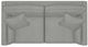 La-Z-Boy® Dillon Grey Full Sleep Sofa-1