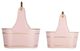 A & B Home 2-Piece Pink Basket Set-1