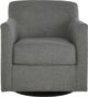 Signature Design by Ashley® Bradney Smoke Swivel Accent Chair-1