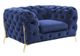 VIG Furniture Divani Casa Quincey Blue Chair-0