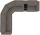 La-Z-Boy® Armitage Graystone Leather Power Reclining Sectional with Custom Layout Options-3