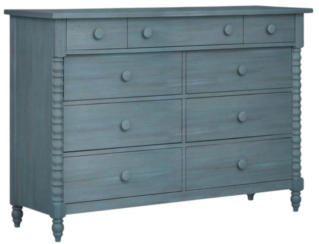 Legacy Classic Lake House Sea Glass Jenny Lind Dresser-0