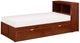 Homelegance® Rowe Dark Cherry Youth Twin Bookcase Platform Bed with Twin Trundle-0