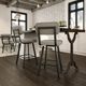 Amisco Customizable Brixton Swivel Spectator Stool-2