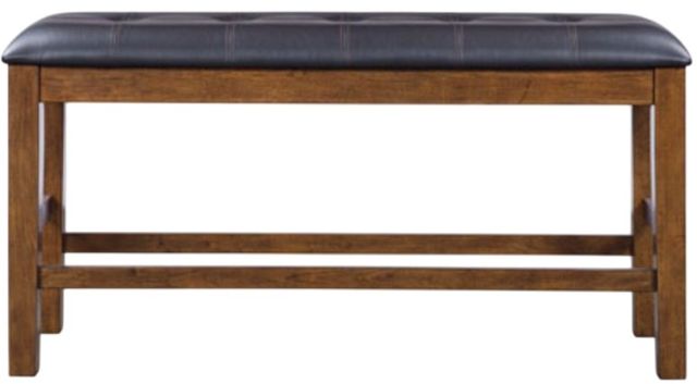 Signature Design by Ashley® Ralene Medium Brown Upholstered Counter Dining Bench-2