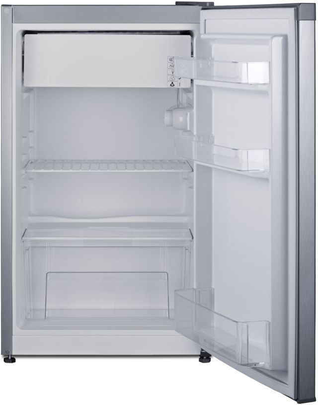 Summit® 19" 3.1 Cu. Ft. Stainless Steel Compact Refrigerator with a Freezer Compartment-2
