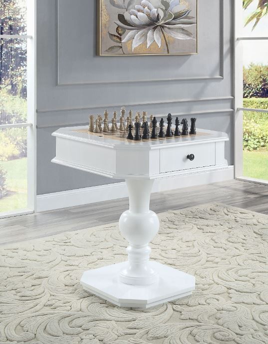 ACME Furniture Galini White Gaming Table-5