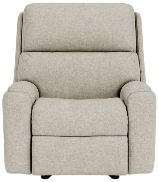 Flexsteel® Rio Silver Driftwood Power Rocking Recliner with Power Headrest-1
