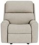 Flexsteel® Rio Silver Driftwood Power Rocking Recliner with Power Headrest-1