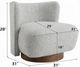 ACME Furniture Livia Gray 31" Accent Chair-2