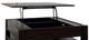 Elements International Wagner Cherry Square Lift-Top Coffee Table-1