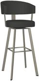 Amisco Customizable Grissom Swivel Spectator Stool-0