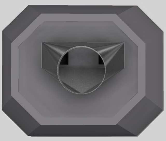 Vent-A-Hood® Designer Series 36" Gunsmoke Island Range Hood-2