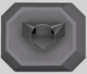 Vent-A-Hood® Designer Series 36" Gunsmoke Island Range Hood-2