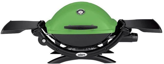 Weber® Q® 1200™ 1-Burner Green Liquid Propane Gas Grill